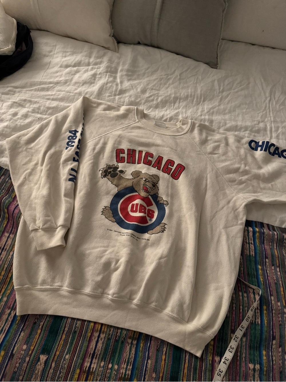 Rare Vintage Chicago Cubs 1984 NL East Champions Sweatshirt